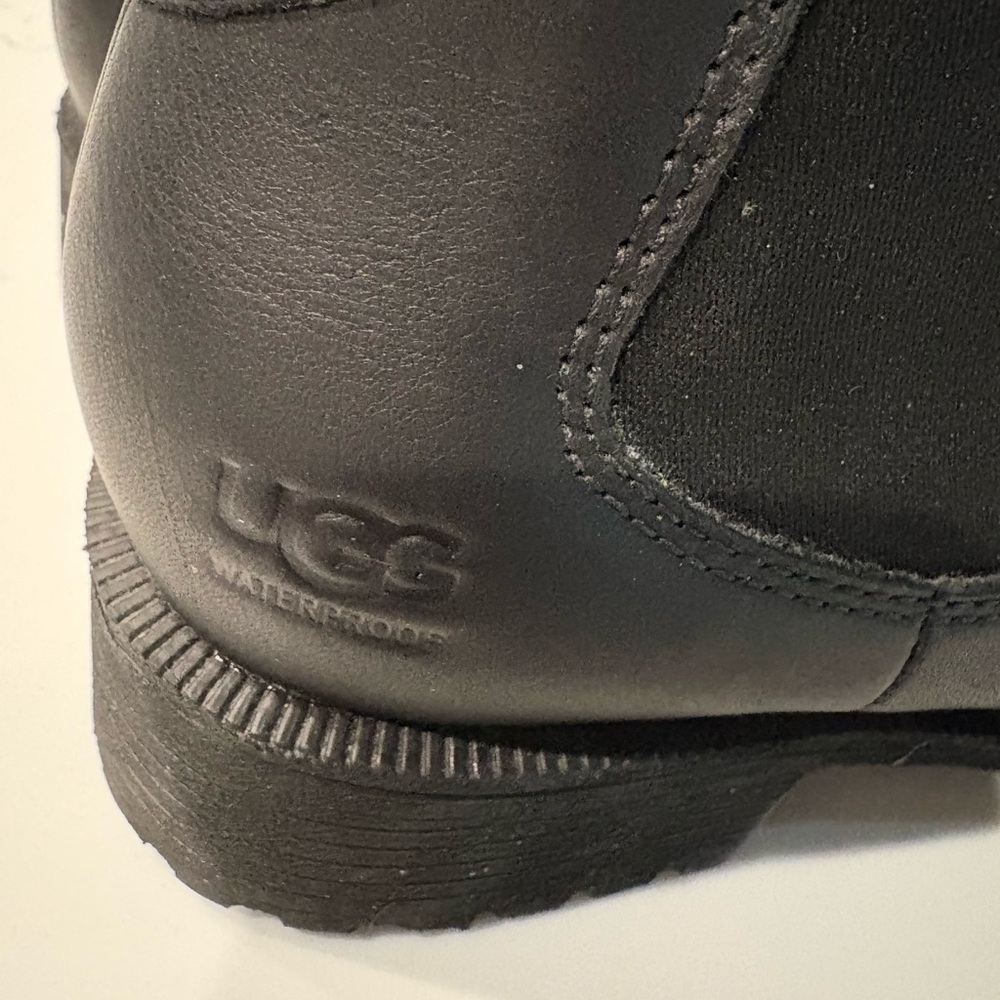 UGG Black Rain Boots, 7.5 - Picture 7 of 10